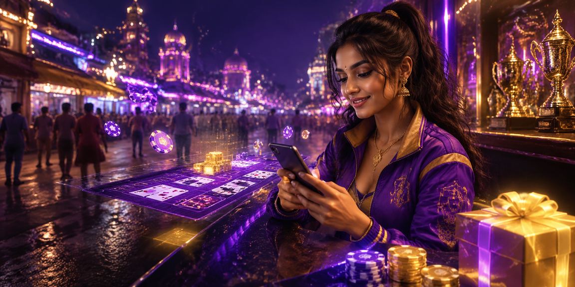 Night market style cricket betting area in India